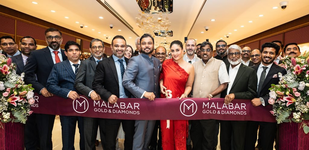Kareena Kapoor Khan Launches 2 Flagship Showrooms of Malabar Gold & Diamonds in UK at Birmingham & Southall
