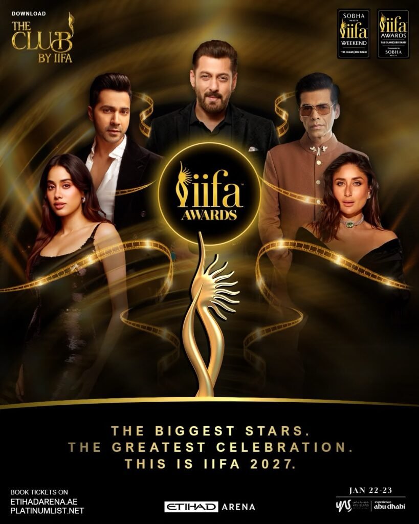 IIFA AWARDS 2027 WILL STREAM LIVE WORLDWIDE ON YOUTUBE